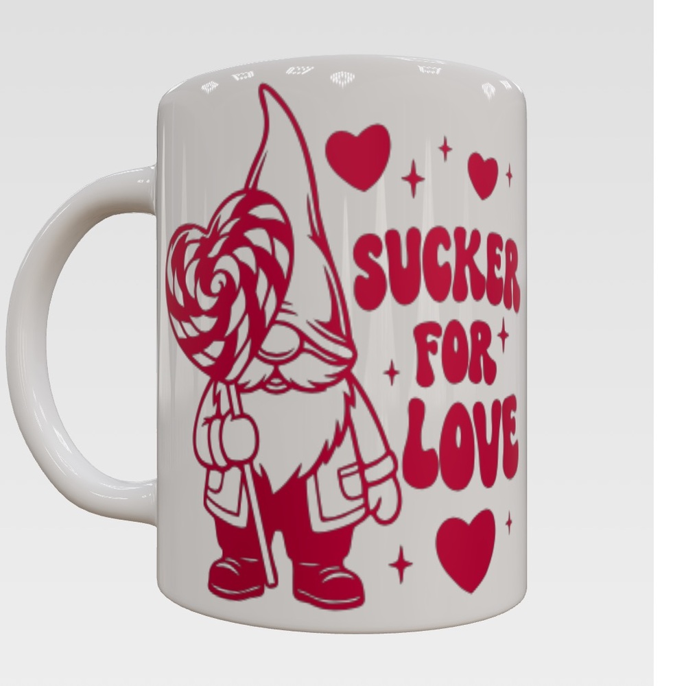 Valentine’s Day mug “ gnome valentines mug”